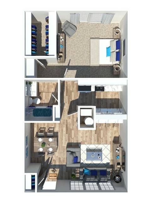 One Bedroom One Bathroom - 1 Bedroom 1 Bath