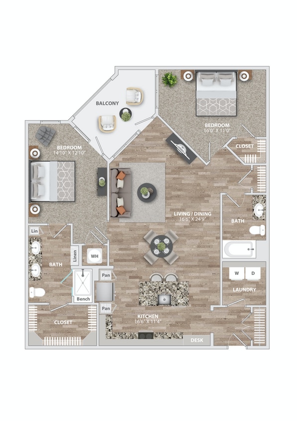 Floor Plan - 	B6