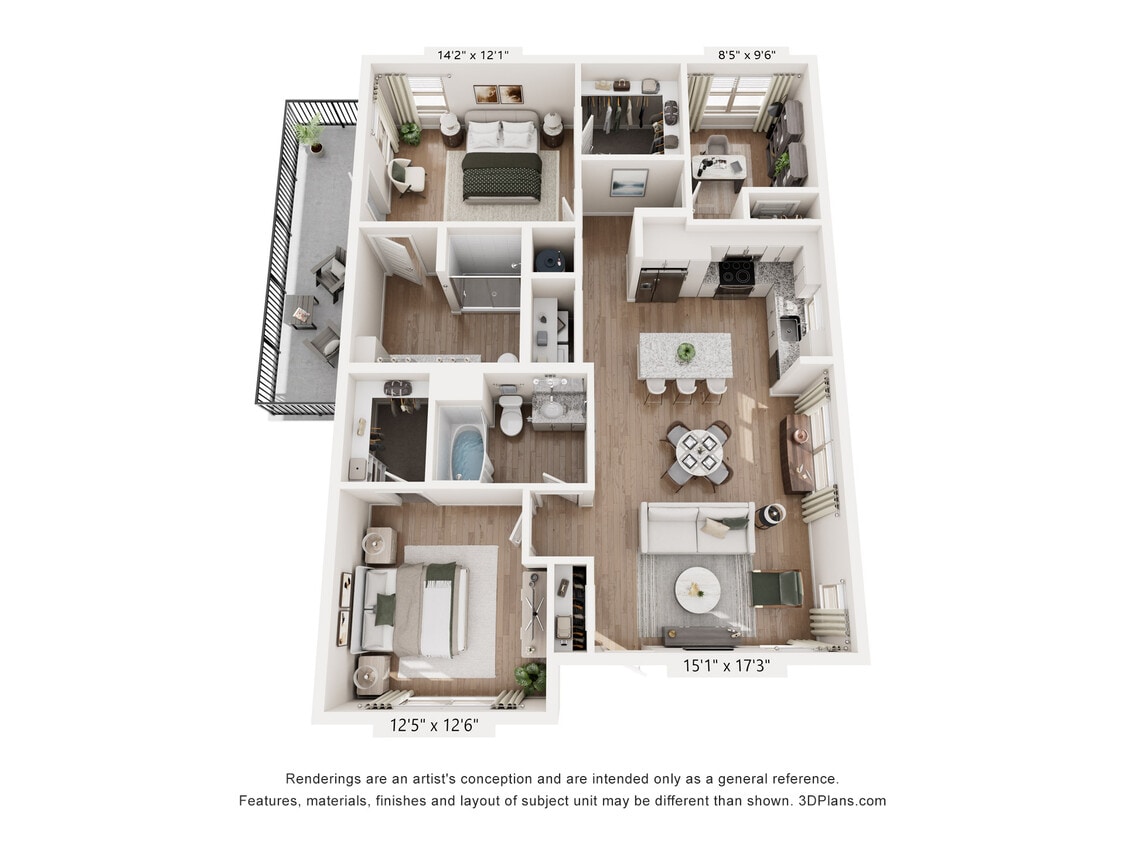 Floor Plan - C1 - Steel Cottage