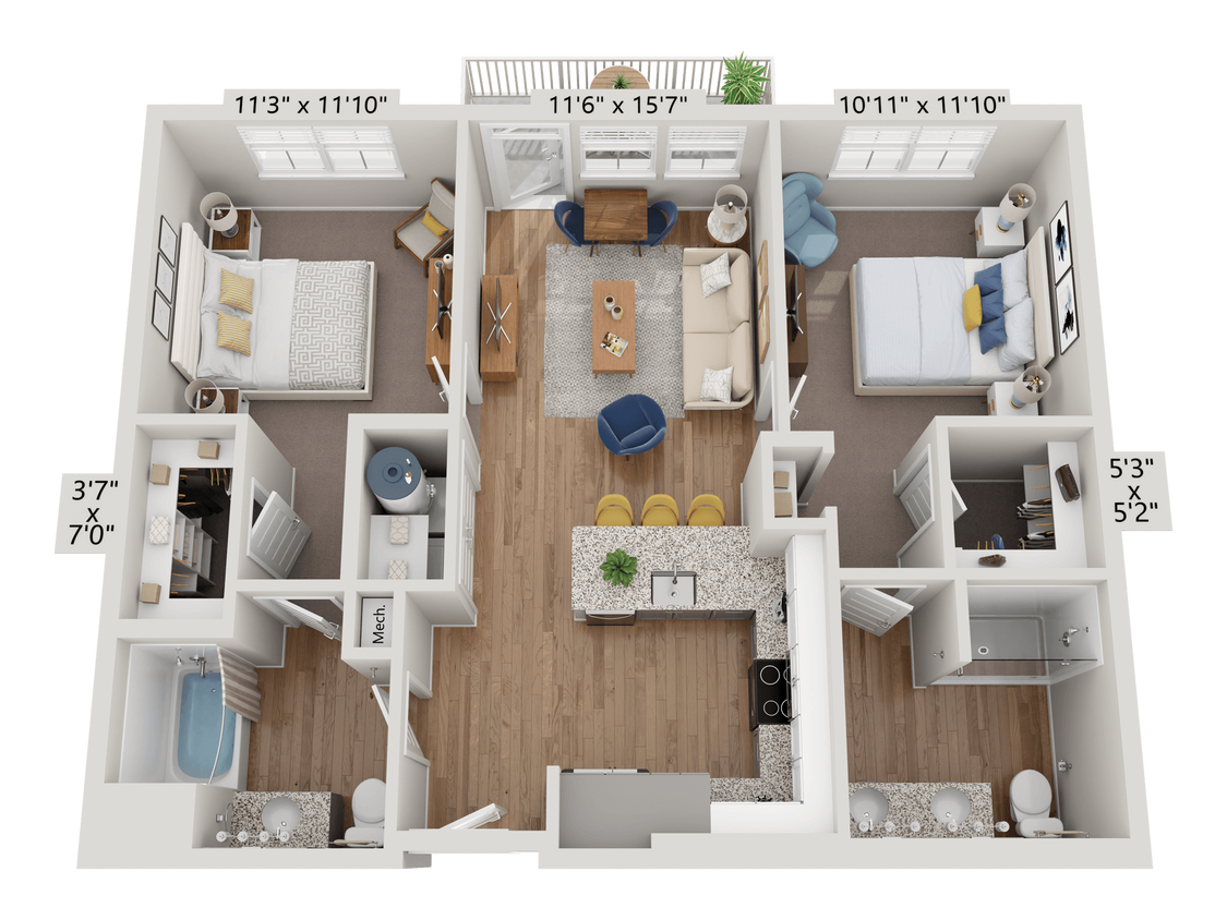 Floor Plan - B1 - Onyx