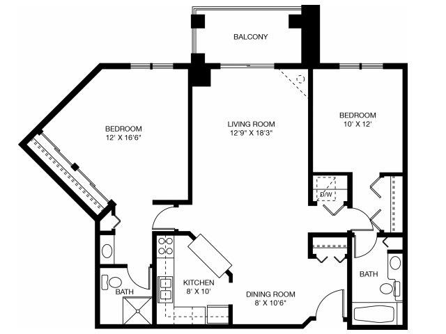 Floor Plan - 2E