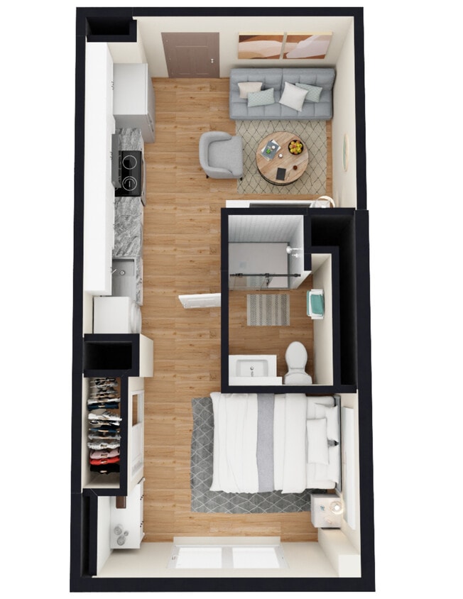 Floor Plan - Galley Apartments