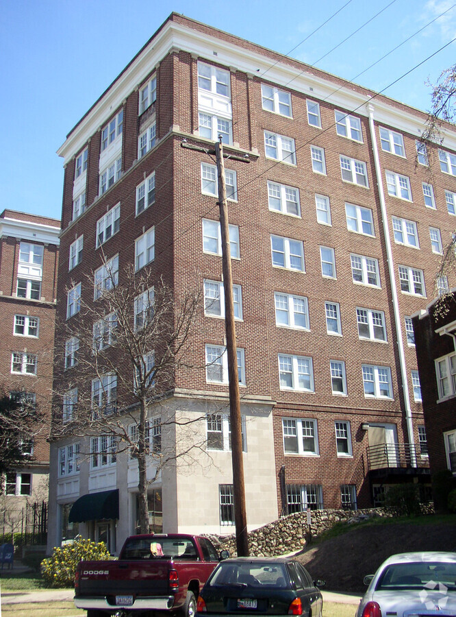 Looking southeast from Highland Avenue - Greenbriar at the Altamont Apartments