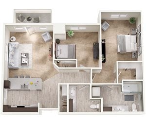 Floor Plan - 2x1.5 - C4