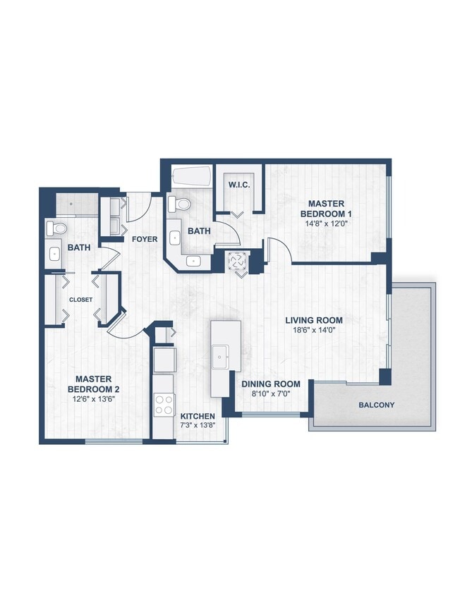 Floor Plan - 2/2 PORTOFINO