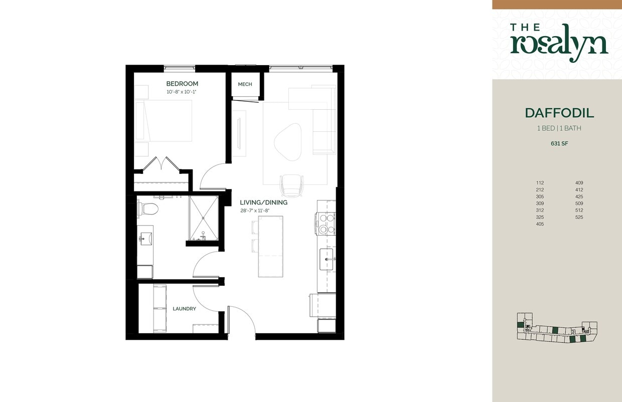 Floor Plan - Daffodil
