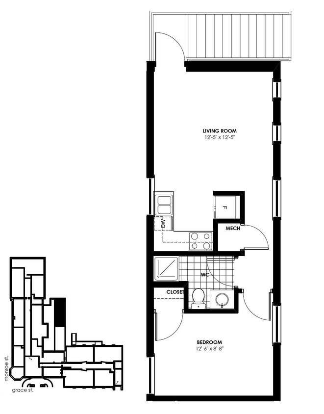 Floor Plan - 1B | 1B - 505