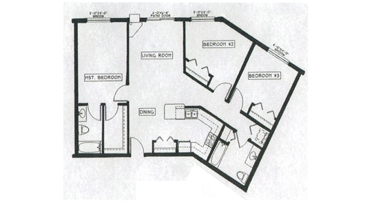 3BR/2BA - 3 Bedroom 2 Bathroom