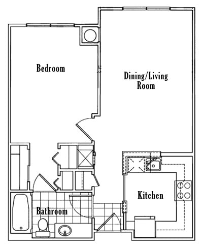 PHASE I-1 BEDROOM, 1 BATH - Phase I - One Bed One Bath