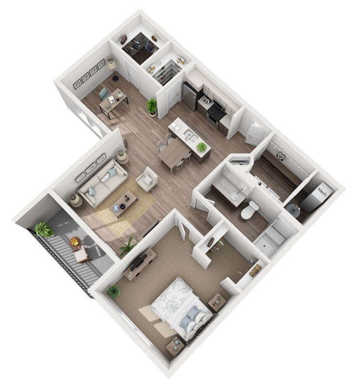 Plan-Fortissiom-A10.jpg - One Bedroom