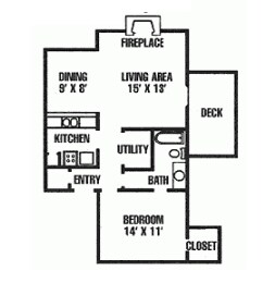 1BR/1BA - 1 Bedroom 710