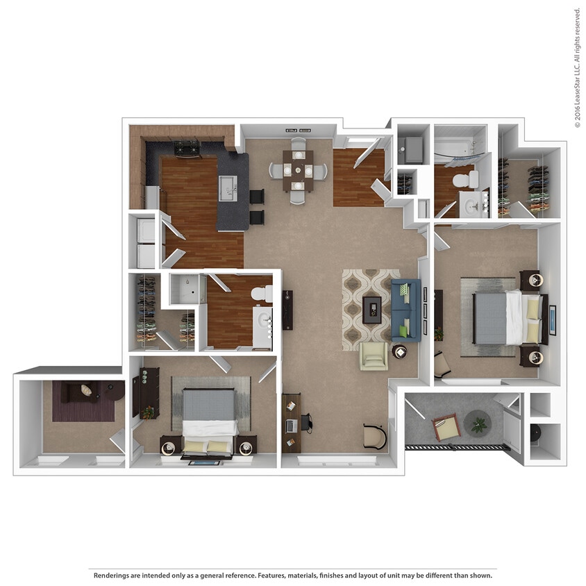 Floor Plan - Cameron Sunroom 2 Den
