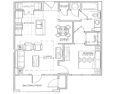 1br/1ba - 1 Bed 1 Bath