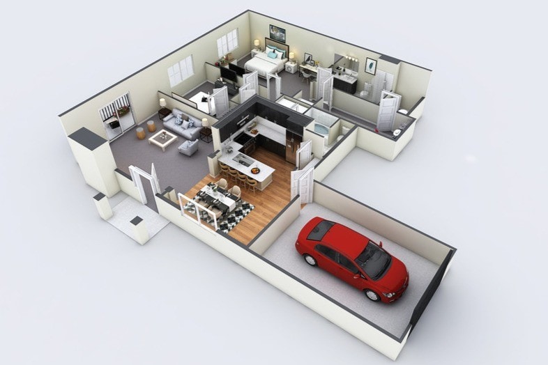 1506 SF Apartment - 1st Floor 2bdrm Condo