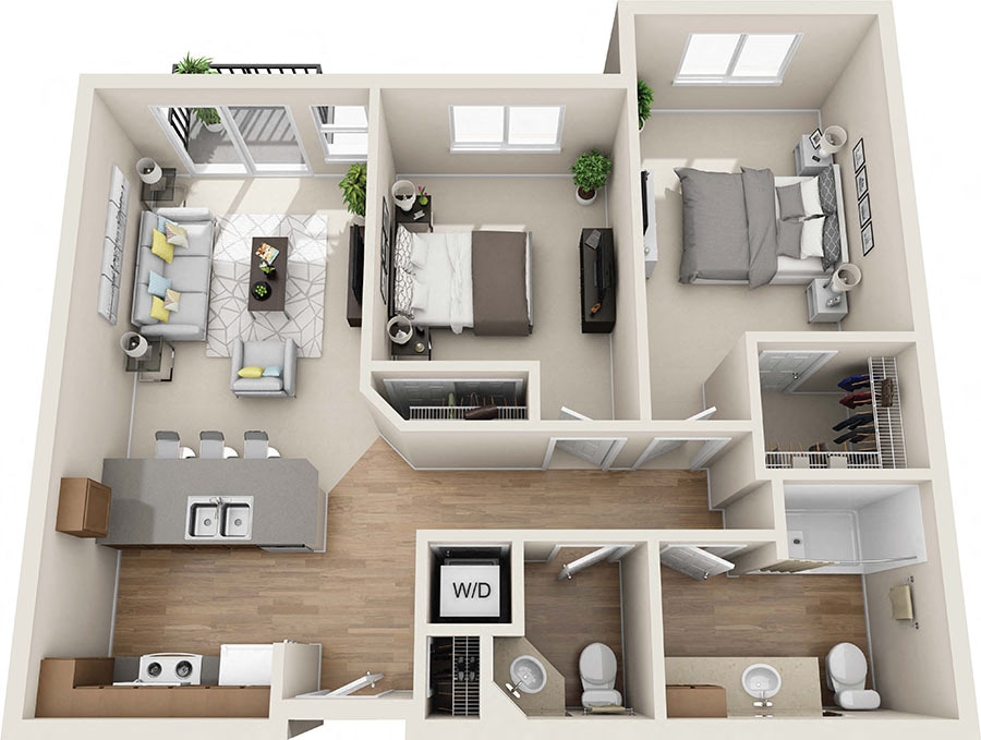 Floor Plan - 2x1.5 - C3