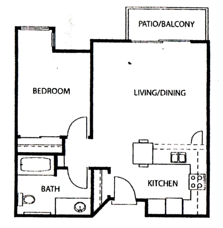 One Bed One Bath - 1x1