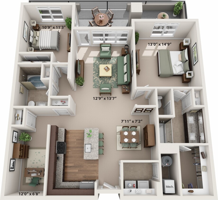 Floor Plan - Merlot