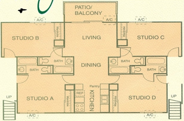 0BR/1BA