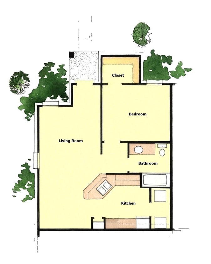 Oak Timbers - Texas - One Bedroom - Oak Timbers - Texas - One Bedroom