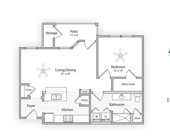 AFWA2 | 1x1 | 765 sq ft - AFWA2