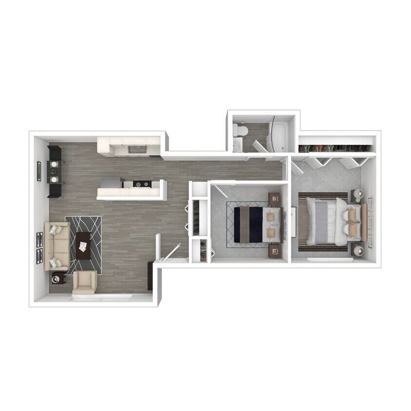 D - 2 Bedroom - 2 Bedroom D