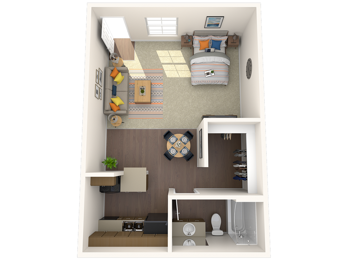 Floor Plan - The Beverly