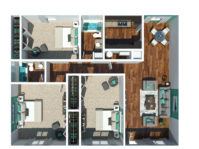 Three Bedroom | Two Bathroom - Three Bedroom | Two Bathroom