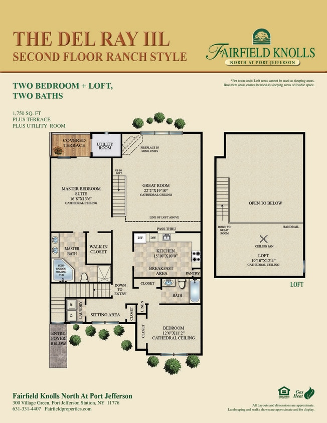 Floor Plan - The Del Ray IIL