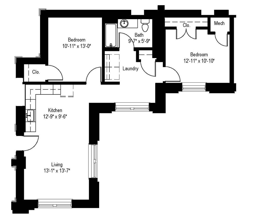 Floor Plan - The Nora 40%