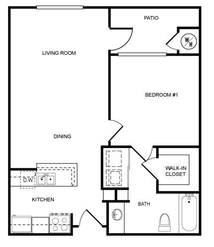 1BR/1BA