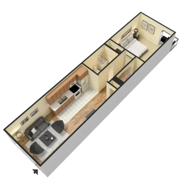 1 x 1 - 1/1.00 - Renovated