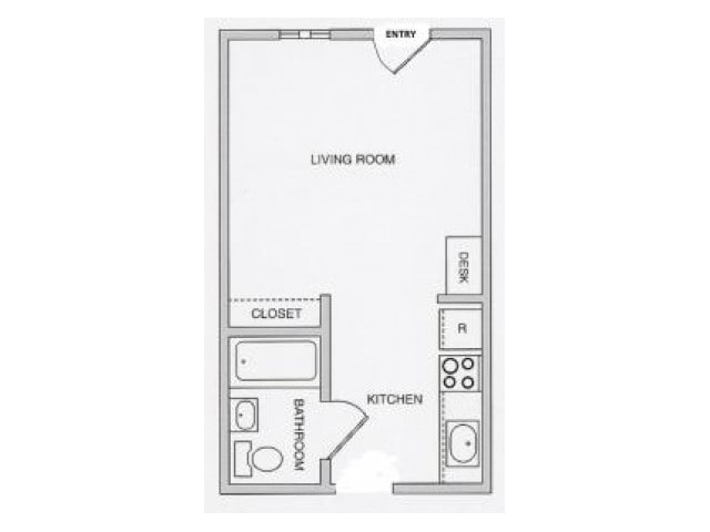 Floor Plan - 2nd Floor - Studio