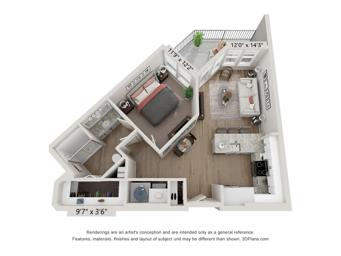Floor Plan - A2 - Navy