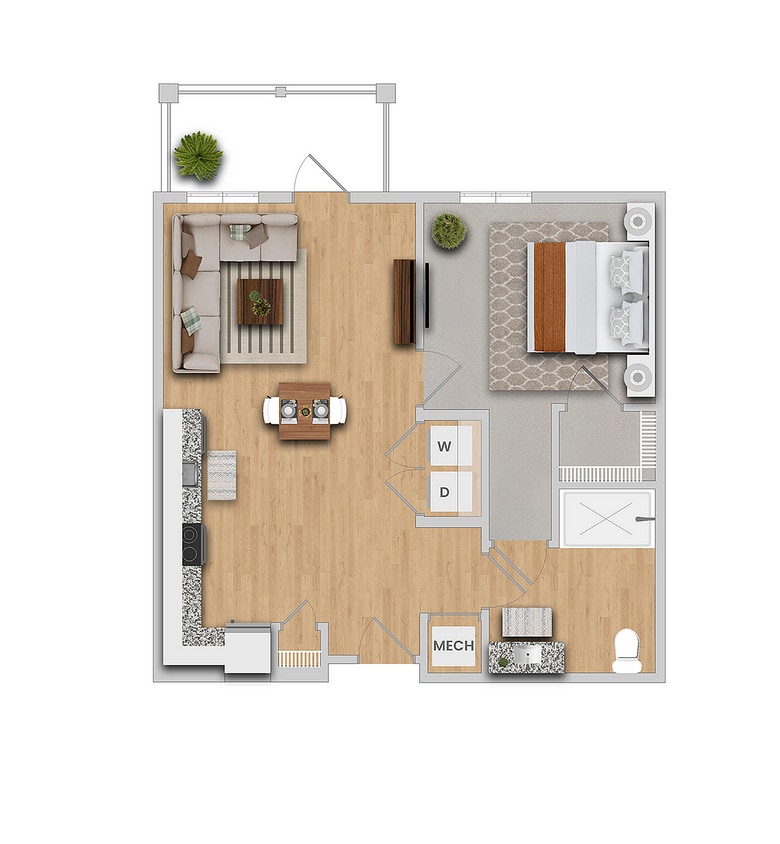 Alpine | 1x1 | 751 sf - ALPINE