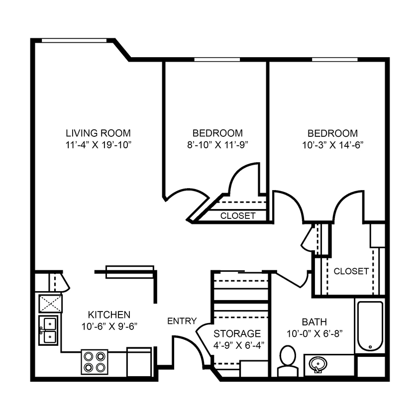 Floor Plan - Peony 60