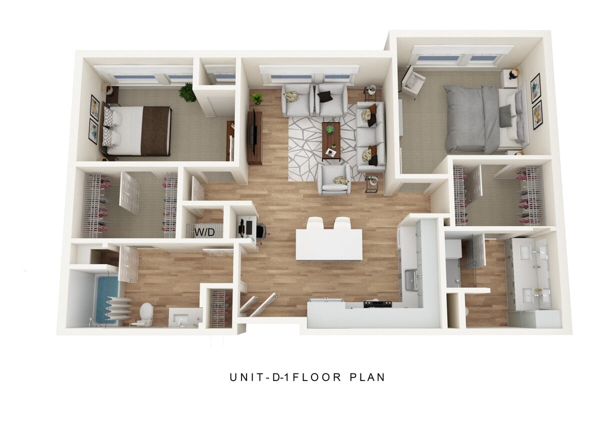 D2 2 Bedroom - D-1 2 Bedroom