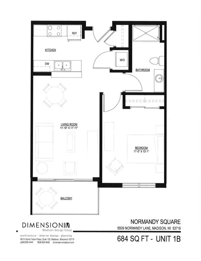 Floor Plan - 1BR