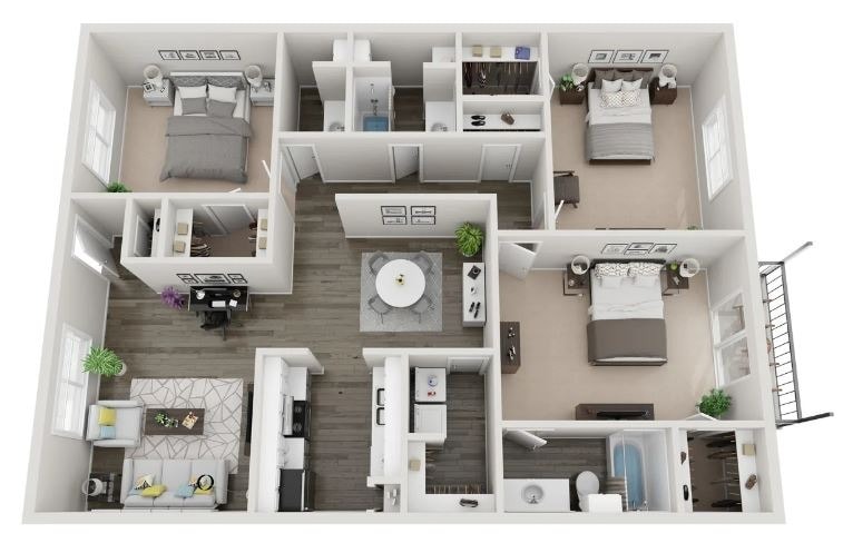 3Bed 2.5Bath - C2