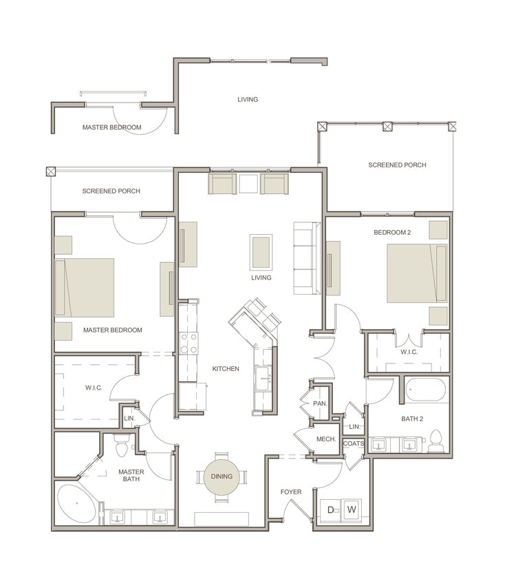 B1-E Floor Plan - B1-E