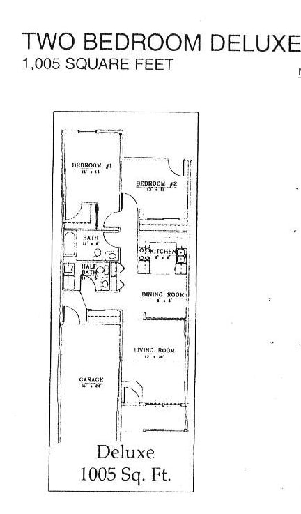 2BR/1.5BA - 2 Bed 1.5 Bath w/bckdr - Phase I