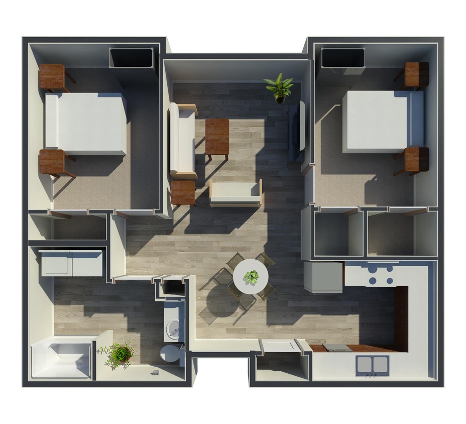 Floor Plan - 2 Bedroom