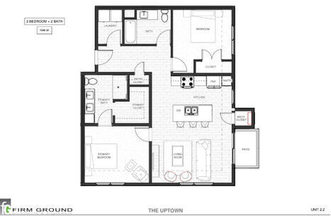 Floor Plan - 2BR2A