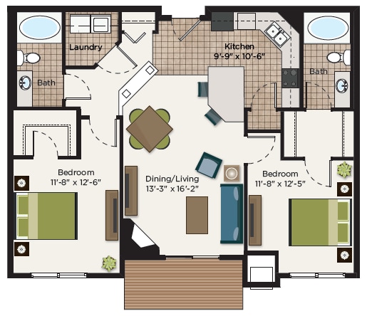 Floor Plan - The Wabasha