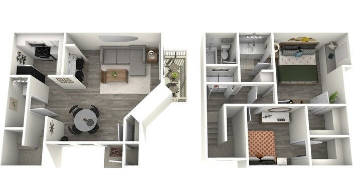 Floor Plan - B1TH-2X1.5