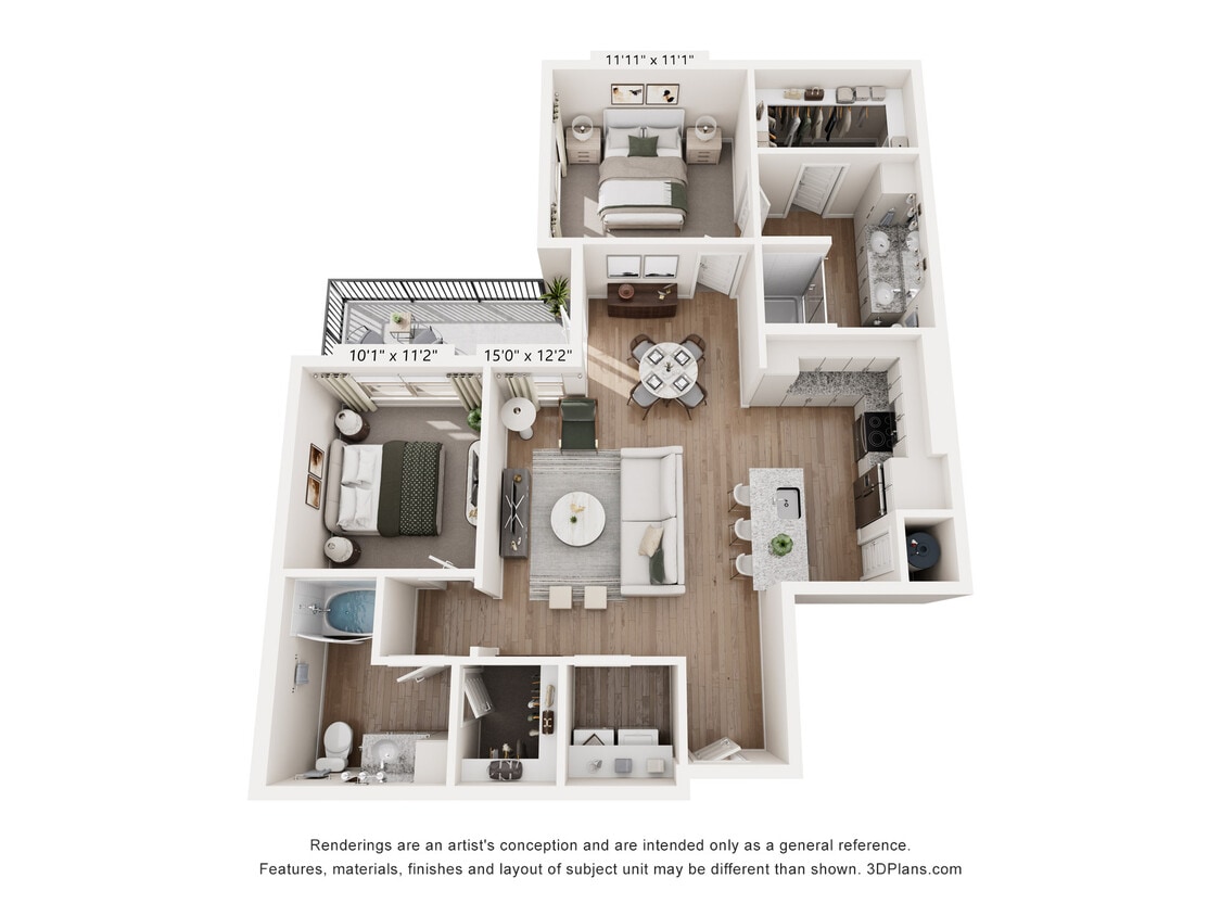 Floor Plan - B2 - Carolina