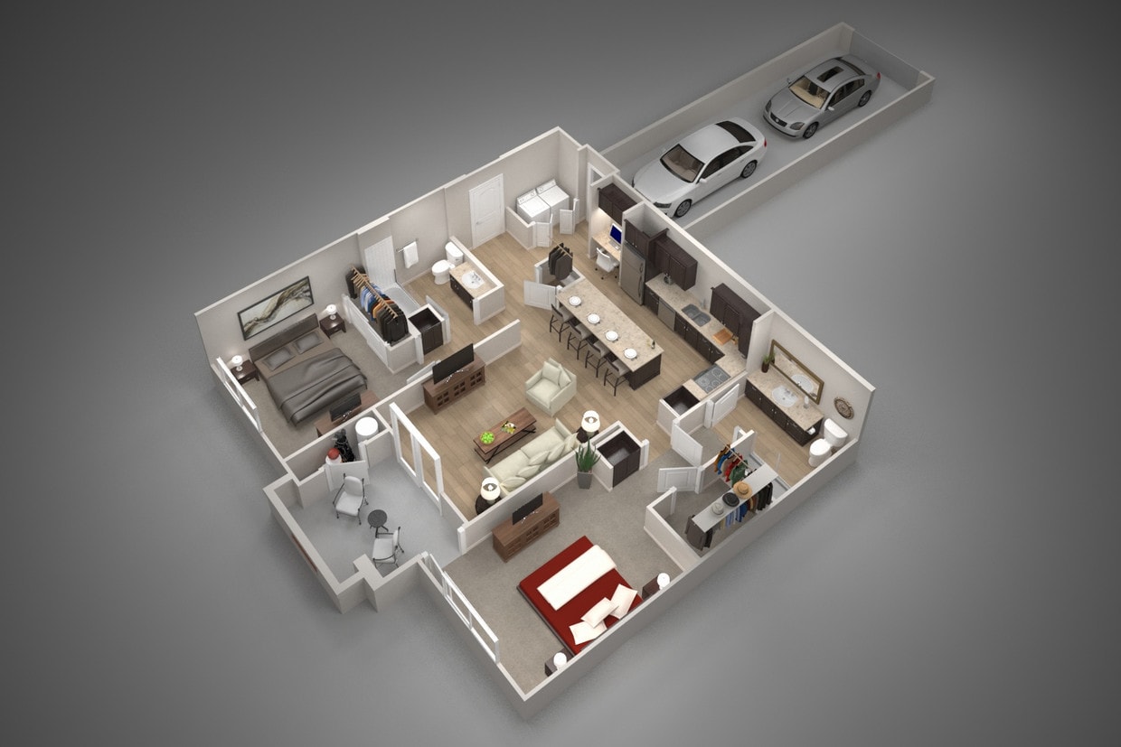 San_Milan_2B_garage.jpg - 2 BED/2 BATH/TANDEM (239-2bt)