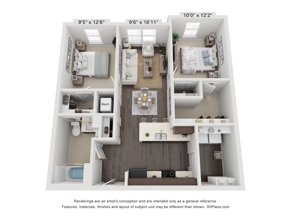 Floor Plan - 2 Bedroom
