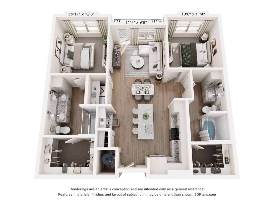 Floor Plan - B1 - Lagoon