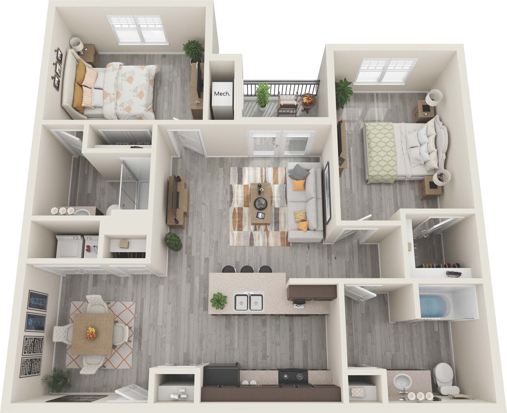 Floor Plan - 2 Bedroom