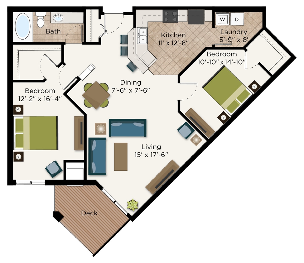 Floor Plan - The Dayton